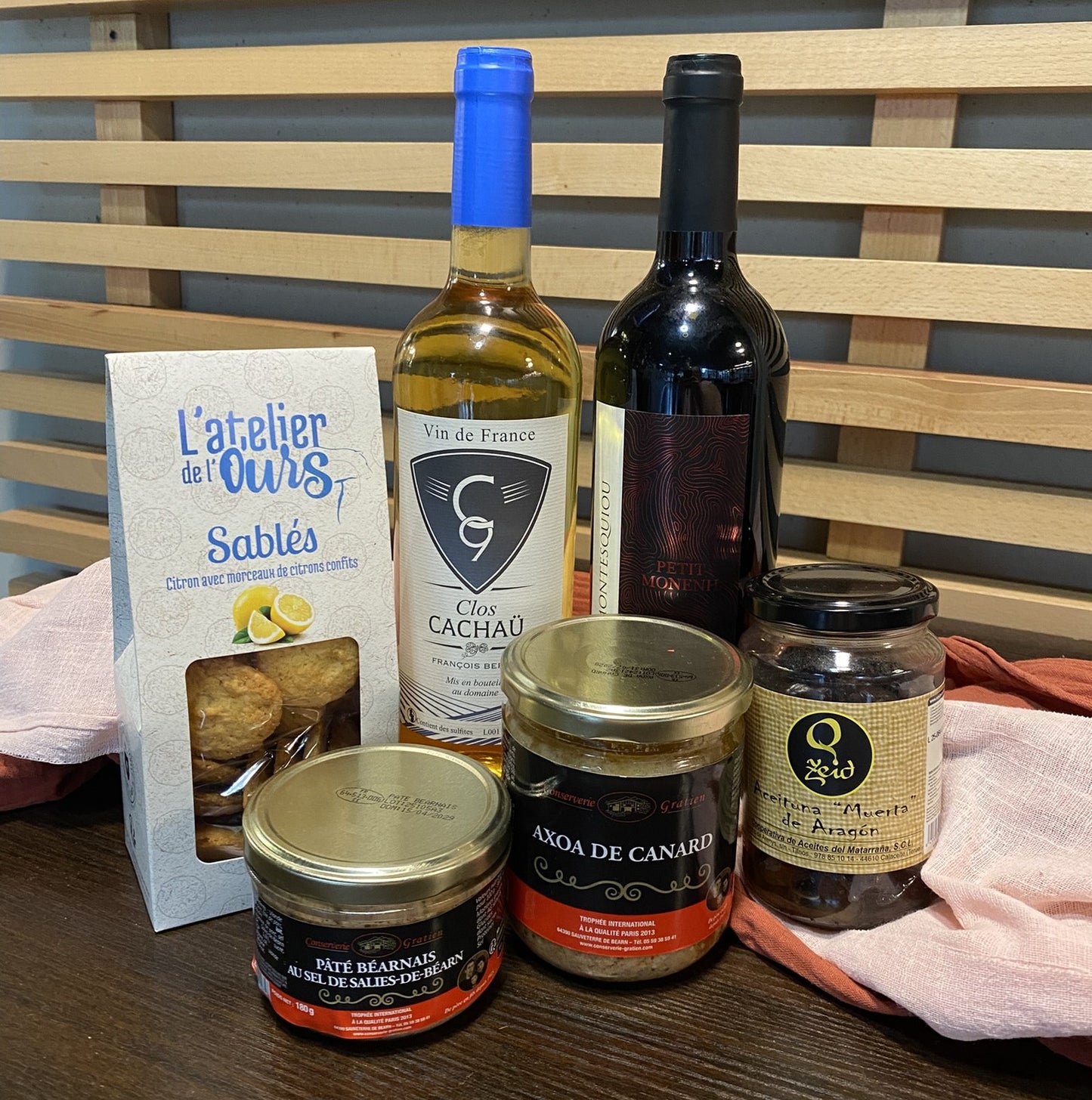 Trésors gourmands et vins du Sud-Ouest – Coffret gourmand et vins artisanaux